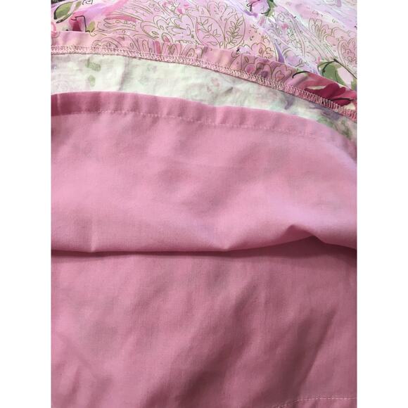 First issue A Liz Claiborne Company Size 10 100% Cotton Pink lined A-line Skirt - Picture 7 of 8